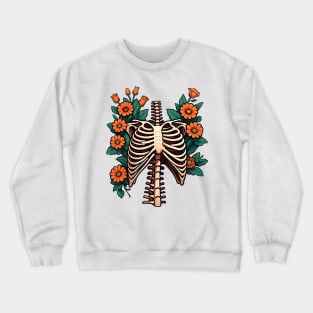 Rib Cage in Art Crewneck Sweatshirt